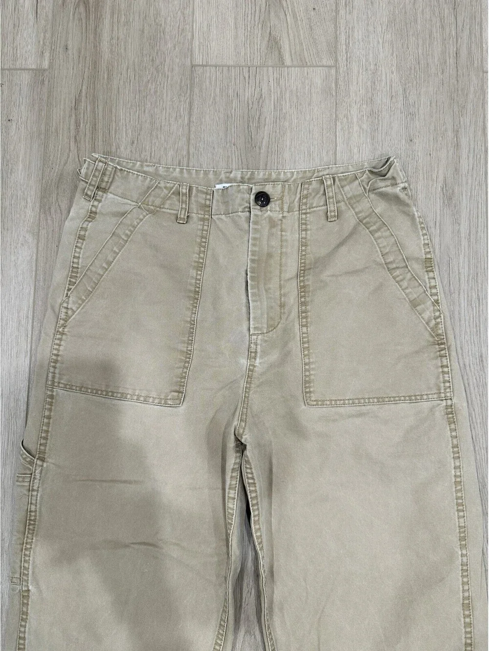 Blacksmith Store Pants Khaki Fatigue Pants Cotton Size Medium 32x26